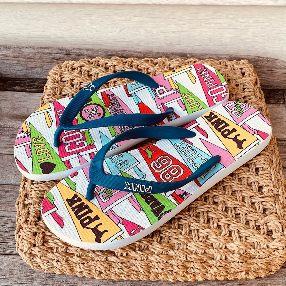 Pink Victoria Secret Flip Flops